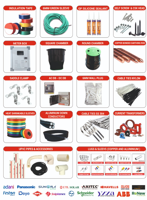 Solar and electrical installation accessories