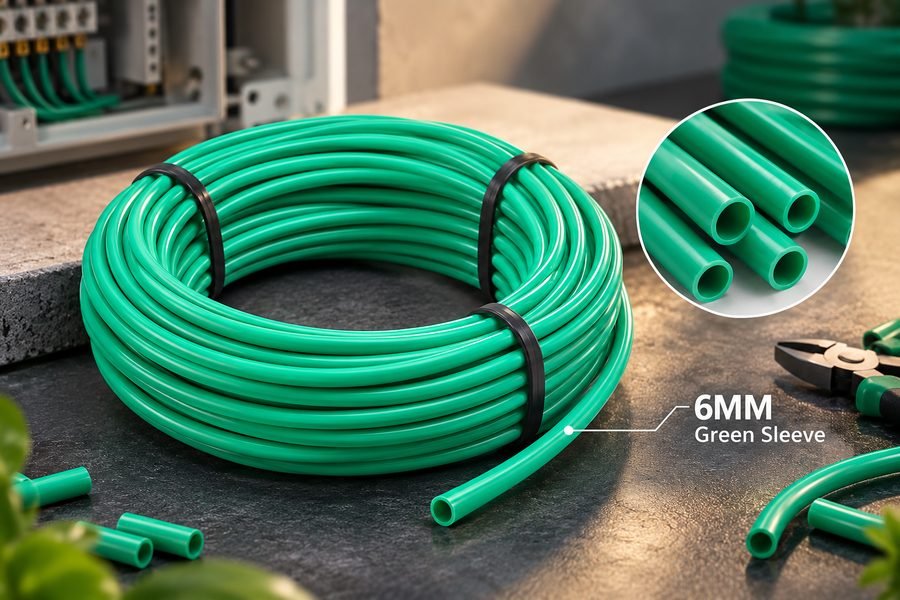 6MM Green Electrical Sleeve